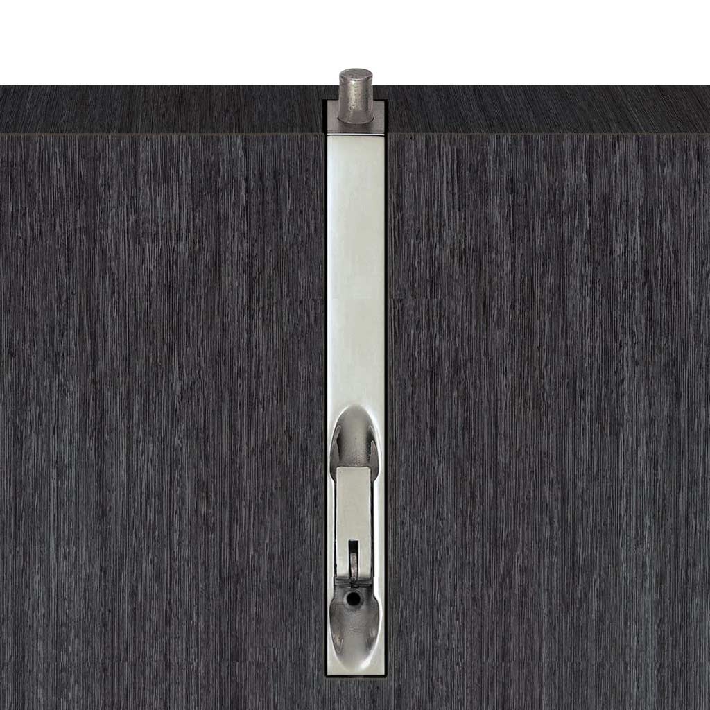 Dixon XL Flush Bolt Polished Chrome - 200x19mm