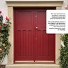 External Double Door & Frame Set - DX30's Style Hardwood
