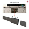 Top Mounted Sliding Track & Camden Black Double Door - Prefinished - Urban Collection