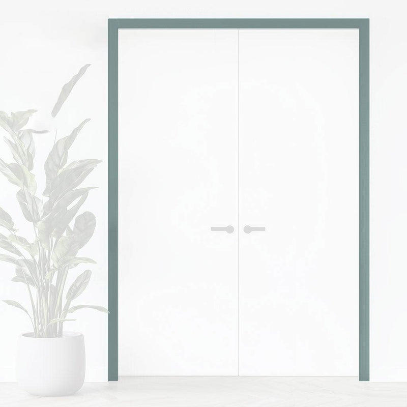 Thruframe Interior Sage Sky Primed Door Lining Frame - Suits Standard Size Double Doors