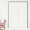 Thruframe Interior Mist Grey Primed Door Lining Frame - Suits Standard Size Double Doors