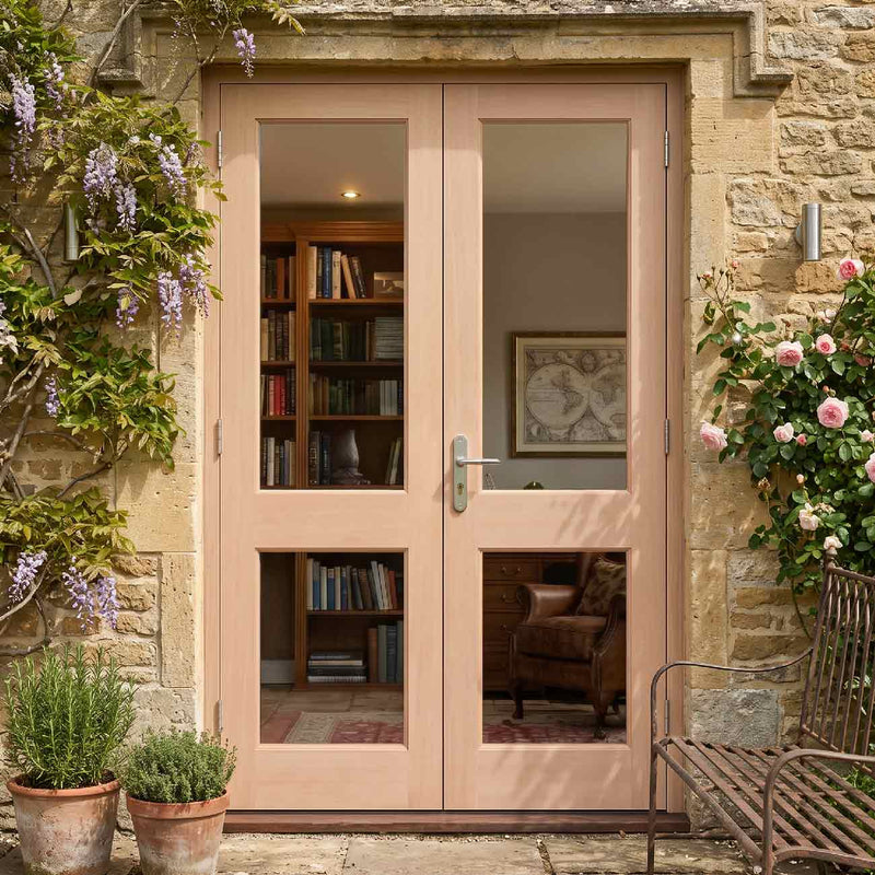 EXTERIOR Hemlock 2XGG Door Pair - Fit Your Own Glass