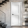 EasiKit Internal Door and Frame Kit - JBK White Shaker Eccentro Primed Panel Internal Door