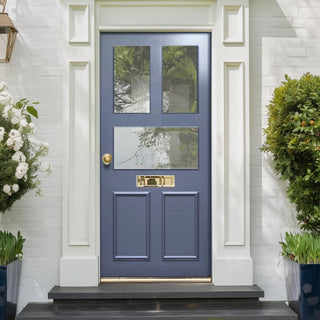 Image: Exterior Arran Made to Measure Front Door - 57mm Thick - Six Colour Options - Toughened Double Glazing - 3 Pane