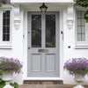 Exterior Colonial Made to Measure Front Door - 57mm Thick - Six Colour Options - Toughened Double Glazing - 2 Pane 2 Panel