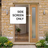 External Oak Side Frame - Frosted Double Glazed
