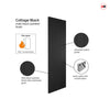 JB Kind Cottage Black Internal Door - Black Matt Finish - 1/2 Hour Fire Rated - Prefinished
