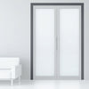 Double Fire Door Frame Kit in Stormy Grey Primed MDF - Suits Double Fire Doors