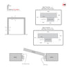 Single Fire Door Frame Kit in Mist Grey Primed MDF - Suits 30 Minute Fire Doors