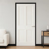 Black Premium Primed Fire Door Frame Lining Set (White Fire Seal)