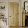 Oak Fire Internal Door, Regency 4 Panel - No Raised Mouldings - 1/2 Hour Fire Rated