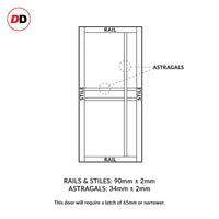 Eco-urban rails & stiles sizes diagram