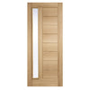 Goodwood External Oak Front Door - Frosted Double Glazing