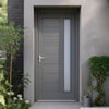 Goodwood External Oak Front Door - Frosted Double Glazing - Colour Options