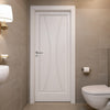 Gretna Lightly Grained Internal PVC Panel Door - Suitable for Bathrooms