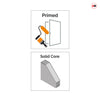 JB Kind Hardwick White Prime Internal Doors - Clear Glass