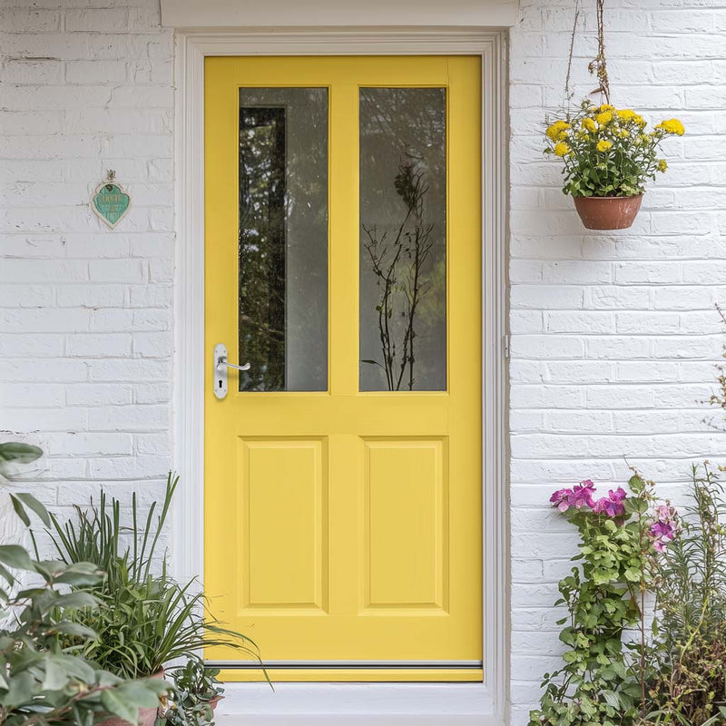 Malton Sterling Exterior Hardwood Door - Clear Toughened Double Glazing