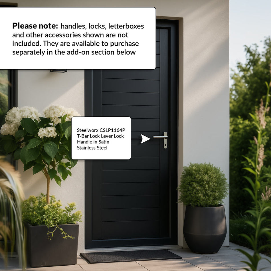 Hayes Exterior Hardwood Front Door - Colour Options