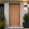Hayes Exterior Hardwood Front Door and Frame Set with Fittings