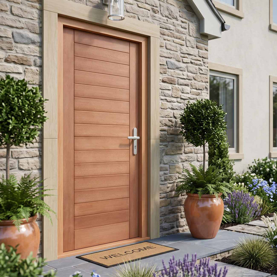 Hayes Exterior Hardwood Front Door