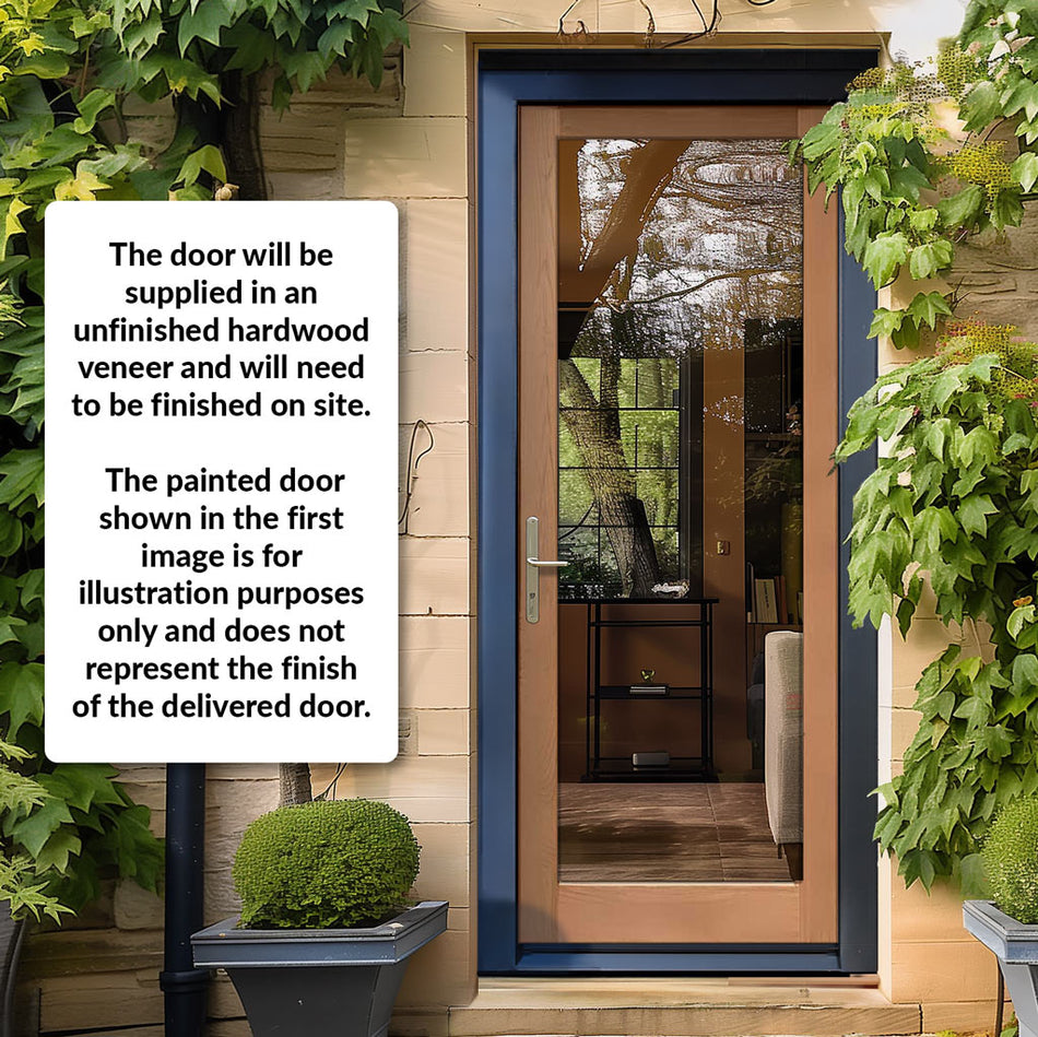 EXTERIOR Hemlock Full Pane Door - Fit Your Own Glass