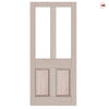 Exterior Colonial Made to Measure Front Door - 45mm Thick - Seven Colour Options - Toughened Double Glazing - 2 Pane 2 panel
