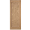 Oak 1 Panel Inlay Flush Fire Internal Door - 30 Minute Fire Rated - Prefinished