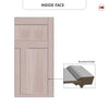 Exterior Victorian Bronte 7 Panel Front Door and Frame - Colour Options