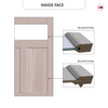 Exterior Victorian Nightingale 1L 4P Door and Frame - Colour and Glass Options