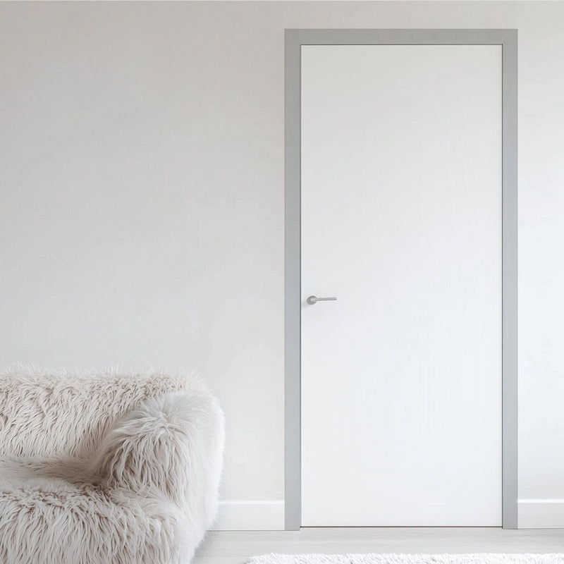 Thruframe Interior Mist Grey Premium Primed MDF Door Lining Frame - Suits Single Doors