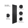 JB Kind Industrial Plaza Black Internal Door - Prefinished