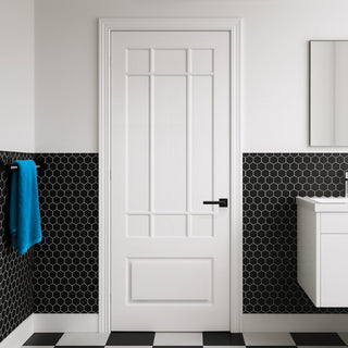 Image: Jurra Internal PVC Panel Door - Suitable for Bathrooms