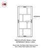 Eco-urban rails & stiles sizes explained