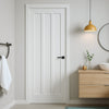 Kielder Lightly Grained Internal PVC Door - Suitable for Bathrooms