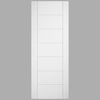 Value Single Evokit Pocket Door - 7 panel Flush Style Internal - White Primed