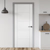 Fire Rated Internal Door - Ladded White Door - Laminated - Prefinished