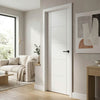 Fire Rated Internal Door - Ladded White Door - Laminated - Prefinished