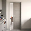 Laminates Lava Painted Single Evokit Pocket Door - Prefinished
