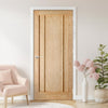 Lincoln Oak Panel Door - 1/2 Hour Fire Rated - Prefinished