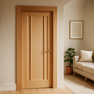 Image: Bespoke Lincoln Oak 3P Internal Door