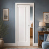 Lincoln Single Evokit Pocket Door - White Primed