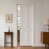 London 4 Panel Single Evokit Pocket Door - White Primed