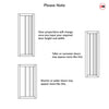 Malmo 4 Panel Solid Wood Internal Door UK Made DD6401 - Eco-Urban - Colour Options