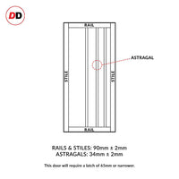 Eco-urban rails & stiles sizes diagram