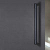 Aero 310mm Pair of Knurled Matt Black Back to Back Pull Handles