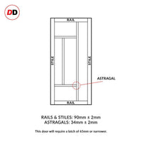 Eco-urban rails & stiles sizes diagram