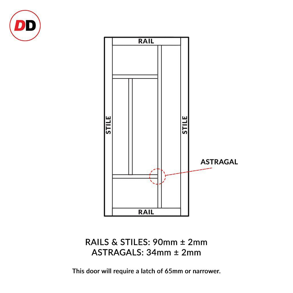 Eco-urban rails & stiles sizes diagram
