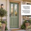 Malton Sterling Exterior Hardwood Door - Stippolyte Toughened Double Glazing