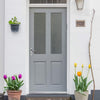 Malton Sterling Exterior Hardwood Door - Stippolyte Toughened Double Glazing