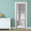 Manchester 3 Pane Solid Wood Internal Door UK Made DD6306R - Clear Reeded Glass - Eco-Urban - Colour Options